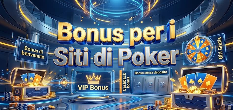 Bonus per i Siti di Poker